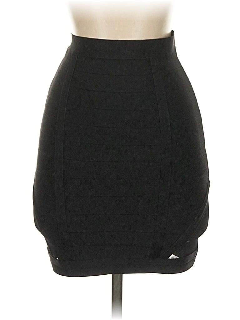 Pre-owned Bebe Casual Skirt In Black