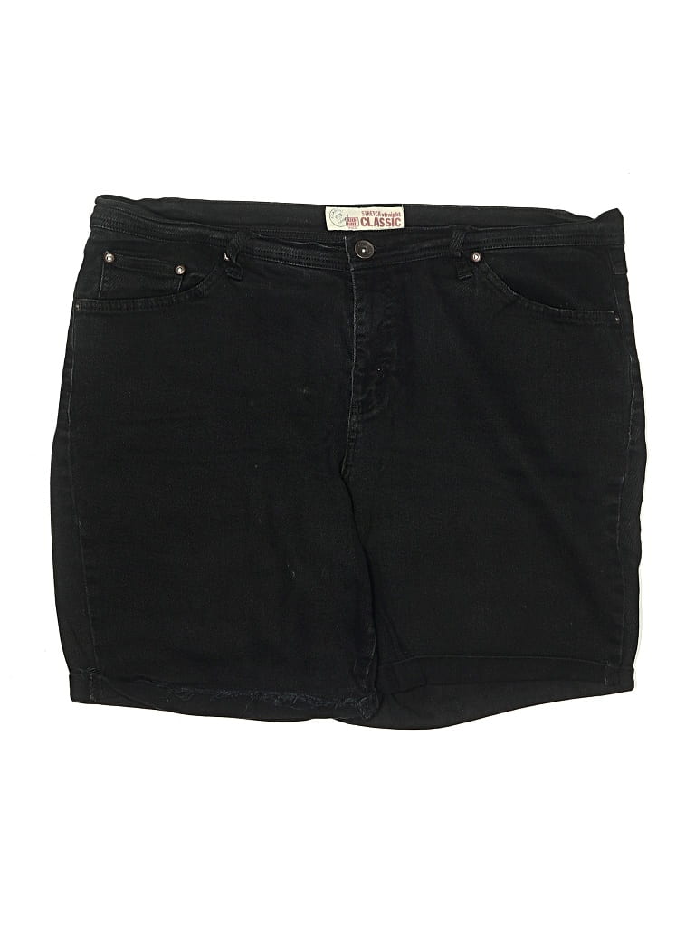 Pre-owned Faded Glory Denim Shorts In Black
