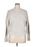Aqua Metallic Silver Pullover Sweater Size XL - photo 1