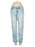 Paige 100% Cotton Hearts Blue Jeans Size 24 waist - photo 1