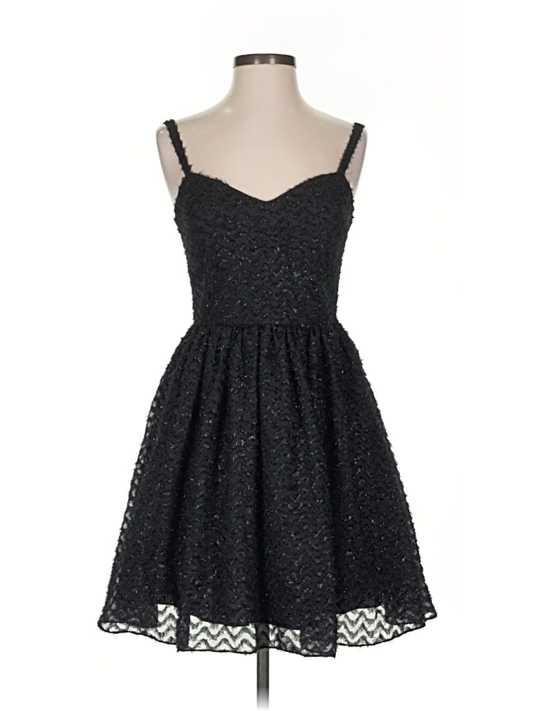 Pre-owned Aidan Mattox Cocktail Dress In Black