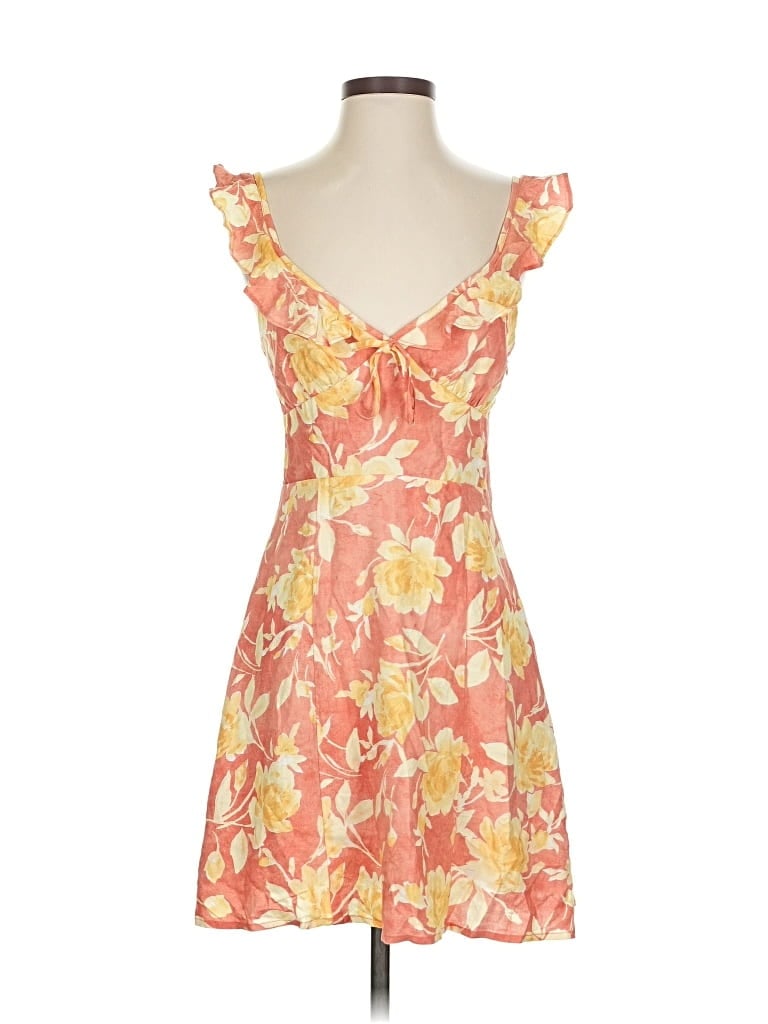 Pre-owned Wayf Cocktail Dress In Orange