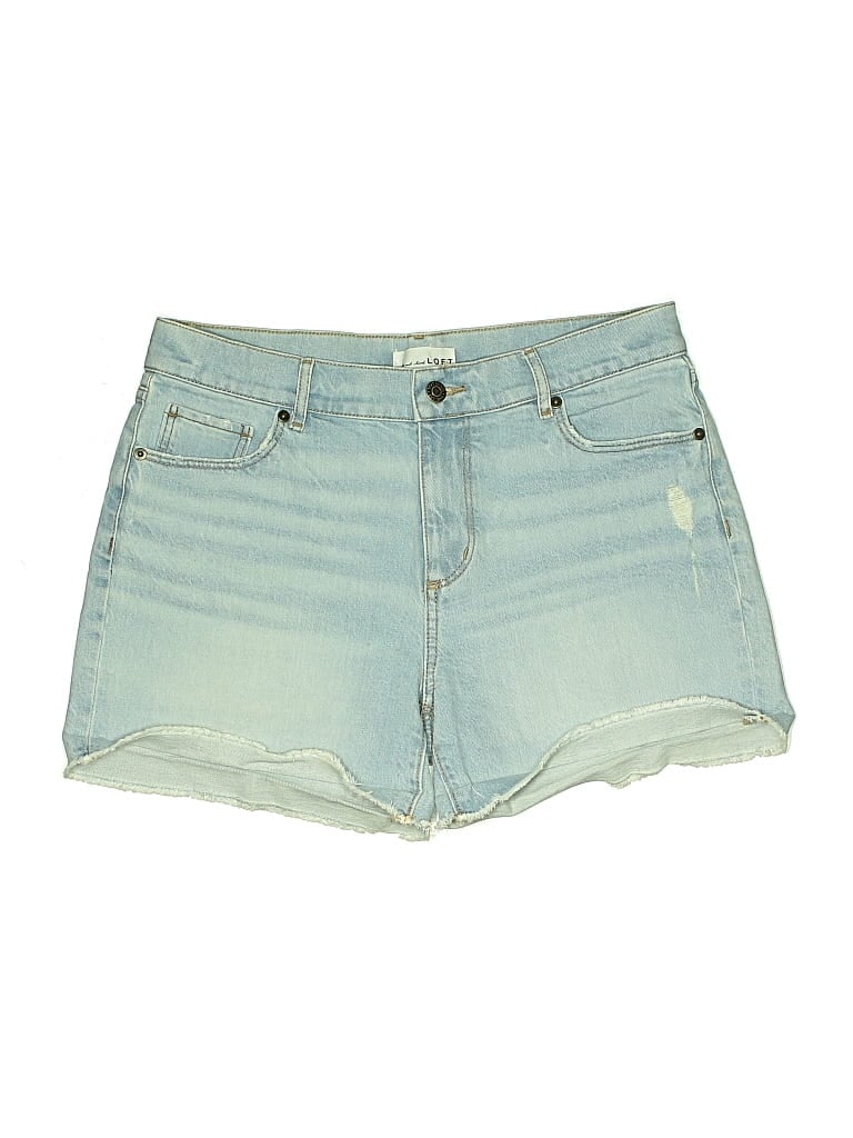 Pre-owned Ann Taylor Loft Denim Shorts In Blue
