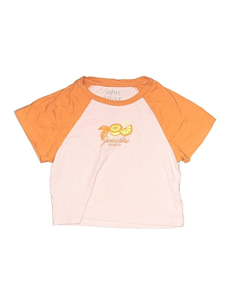 Pre-owned Assorted Brands Kids' Short Sleeve T-shirt In Orange
