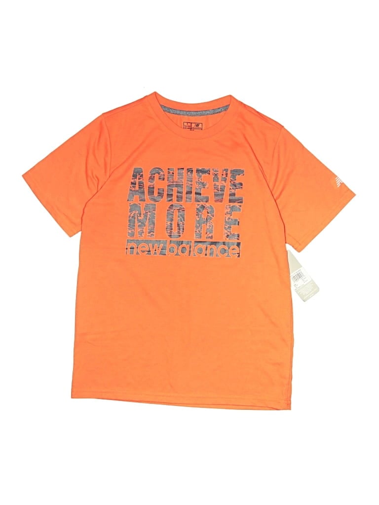 Click to view more detailed imagery on our partner's website Pre-owned New Balance Kids' Short Sleeve Top Orange Tops