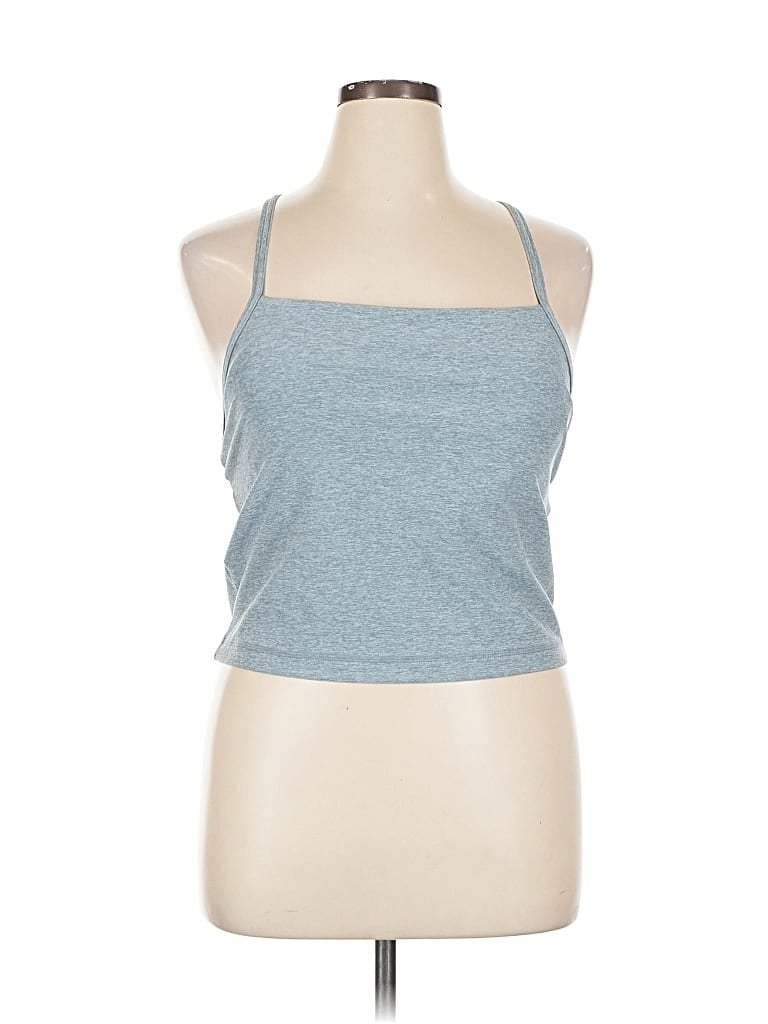Pre-owned Flx Tank Top Blue Halter Neckline Tops