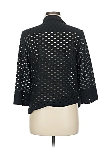 Jones New York Signature 3/4 Sleeve Button-Down Shirt (view 2)