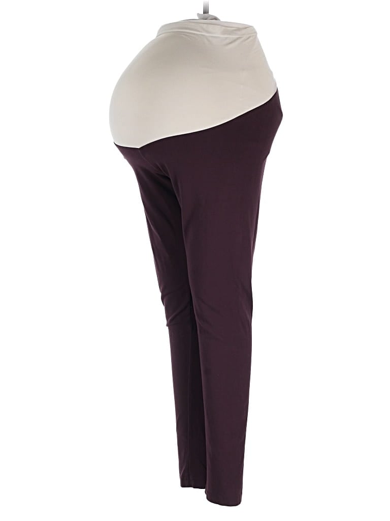 Pre-owned Motherhood Active Pants In Purple