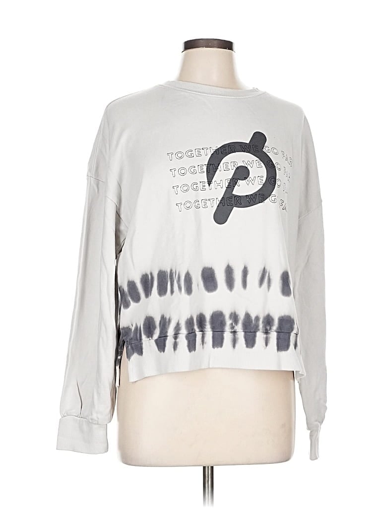 Click to view more detailed imagery on our partner's website Pre-owned Peloton Sweatshirt In Silver