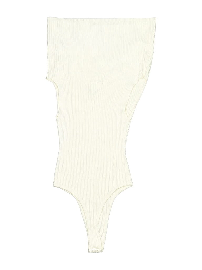 Pre-owned Free People Bodysuit In White