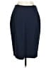 Escada Solid Blue Wool Skirt Size EU 36 / US 6 - photo 2