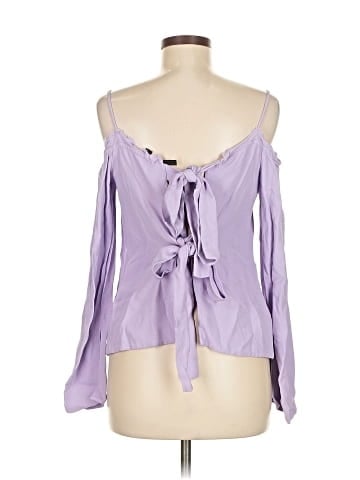 Topshop Boutique Long Sleeve Blouse (view 2)