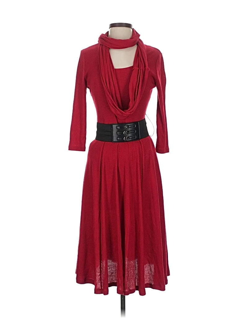 Pre-owned Style & Co Casual Dress In Red