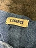 L'Agence Blue Denim Shorts Size XL (4) - photo 3