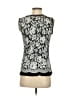 Tribal 100% Polyester Silver Sleeveless Top Size S - photo 2