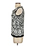 Tribal 100% Polyester Silver Sleeveless Top Size S - photo 5
