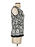 Tribal 100% Polyester Silver Sleeveless Top Size S - photo 4