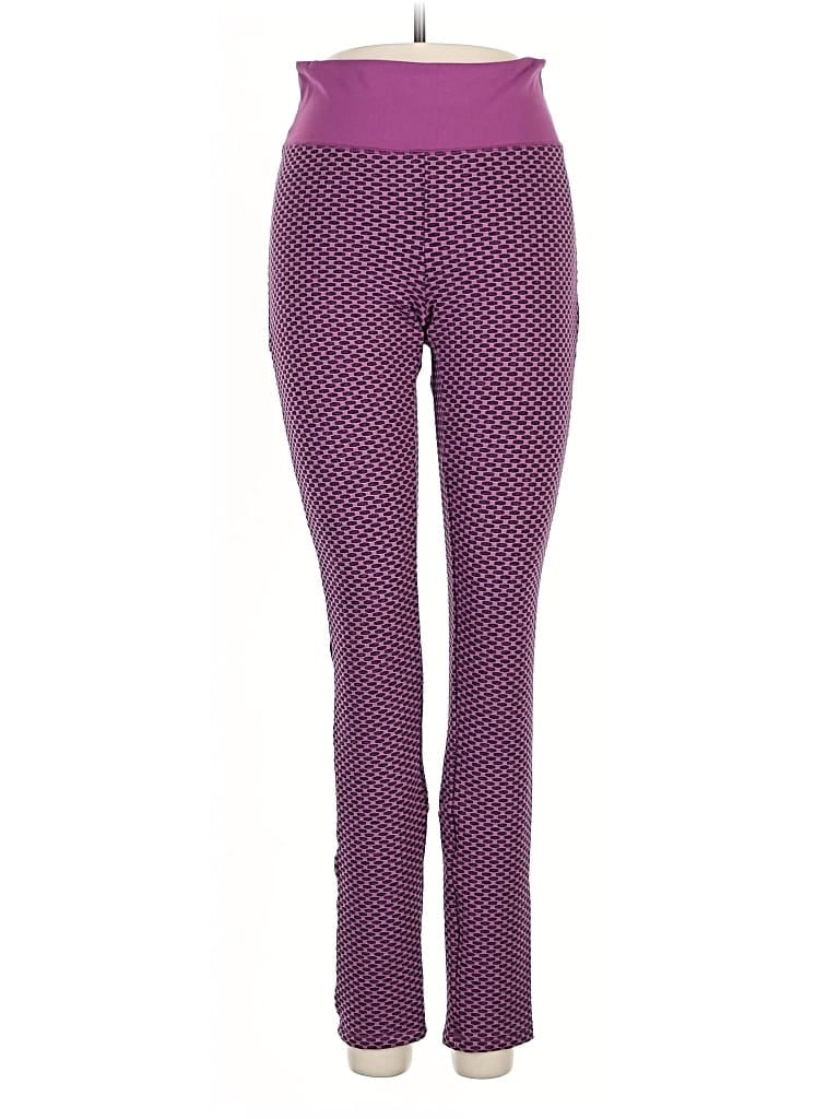 Pre-owned Bebe Active Pants In Purple