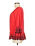 Fever Red 3/4 Sleeve Blouse Size M - photo 5