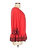 Fever Red 3/4 Sleeve Blouse Size M - photo 4