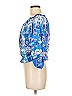 Rachel Zoe 100% Polyester Blue 3/4 Sleeve Blouse Size M - photo 5