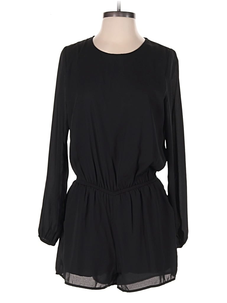 Pre-owned Lucca Couture Romper In Black