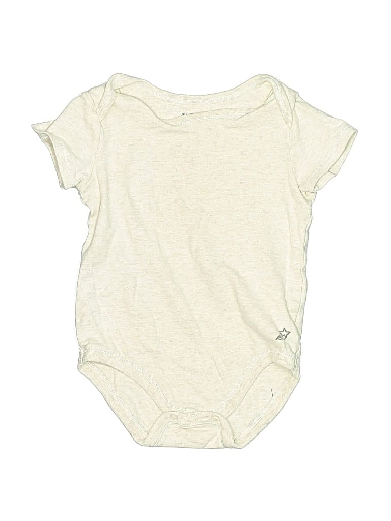 Pre-owned Gymboree Kids' Short Sleeve Onesie In White