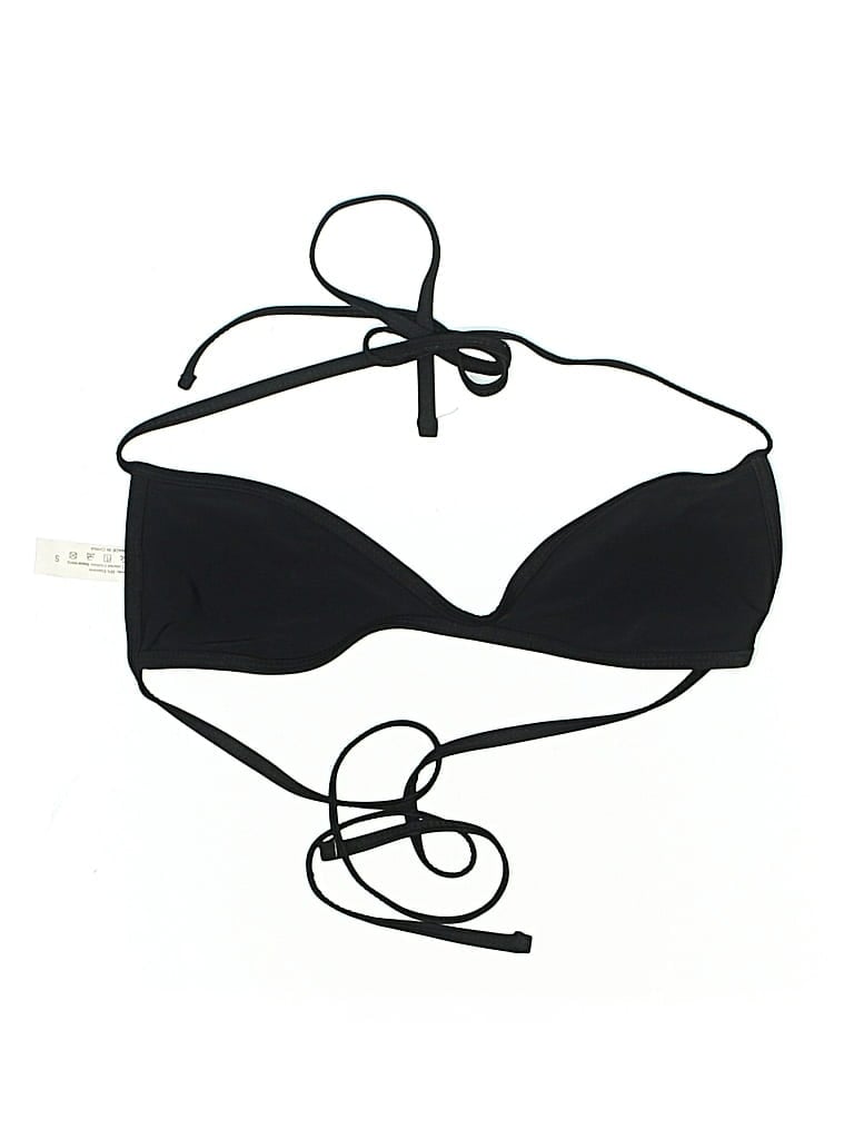 UNBRANDED Pre-owned Swimsuit Top Black Swimwear
