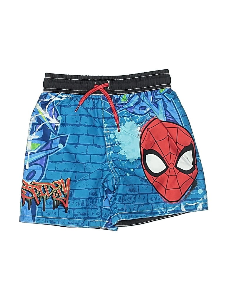 Click to view more detailed imagery on our partner's website Pre-owned Marvel Kids' Rash Guard In Blue