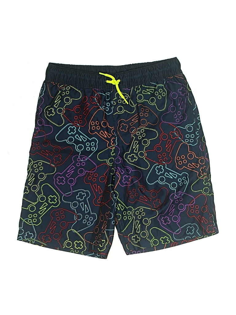 Pre-owned Lands' End Board Shorts In Black