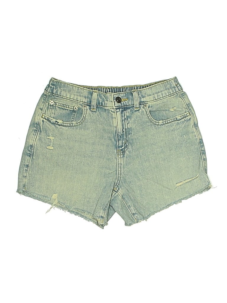 Aerie Denim Shorts In Green