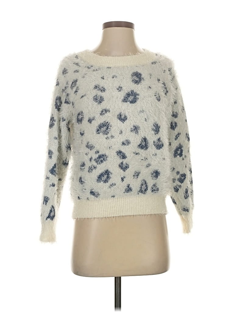 Pre-owned Freshman 1996 Pullover Sweater In White