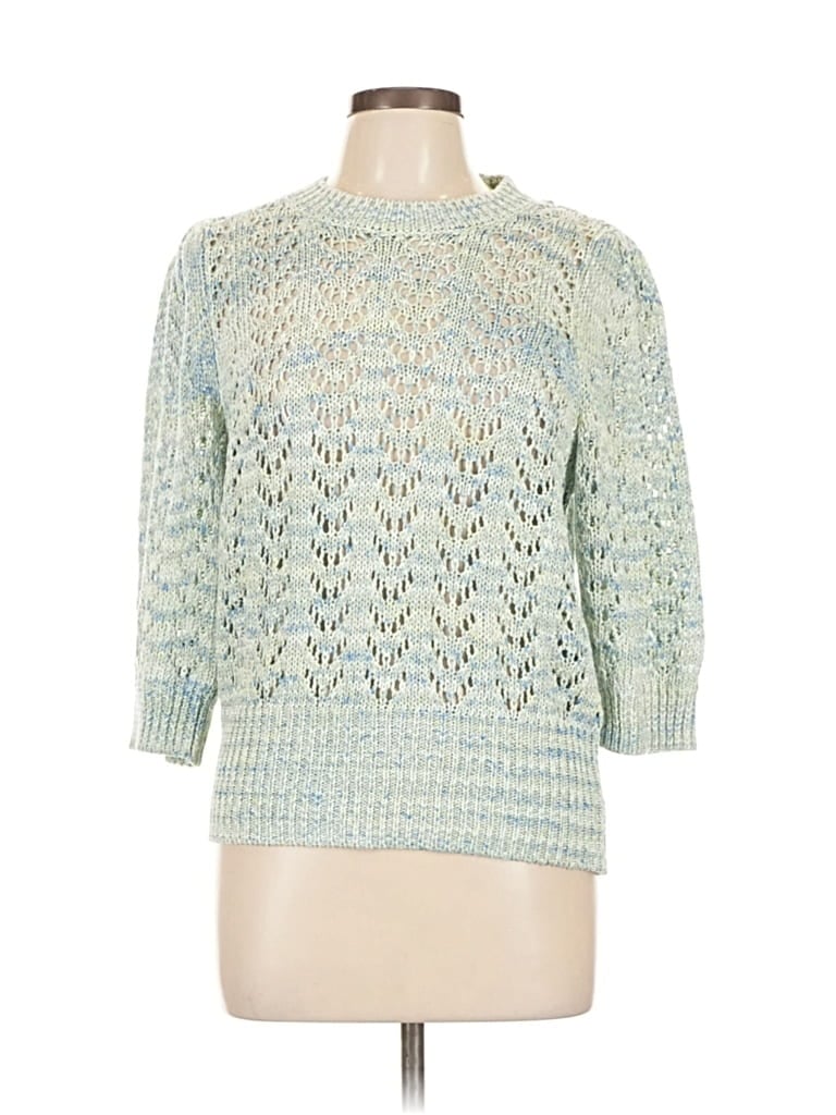 Pre-owned Joie Pullover Sweater In Green