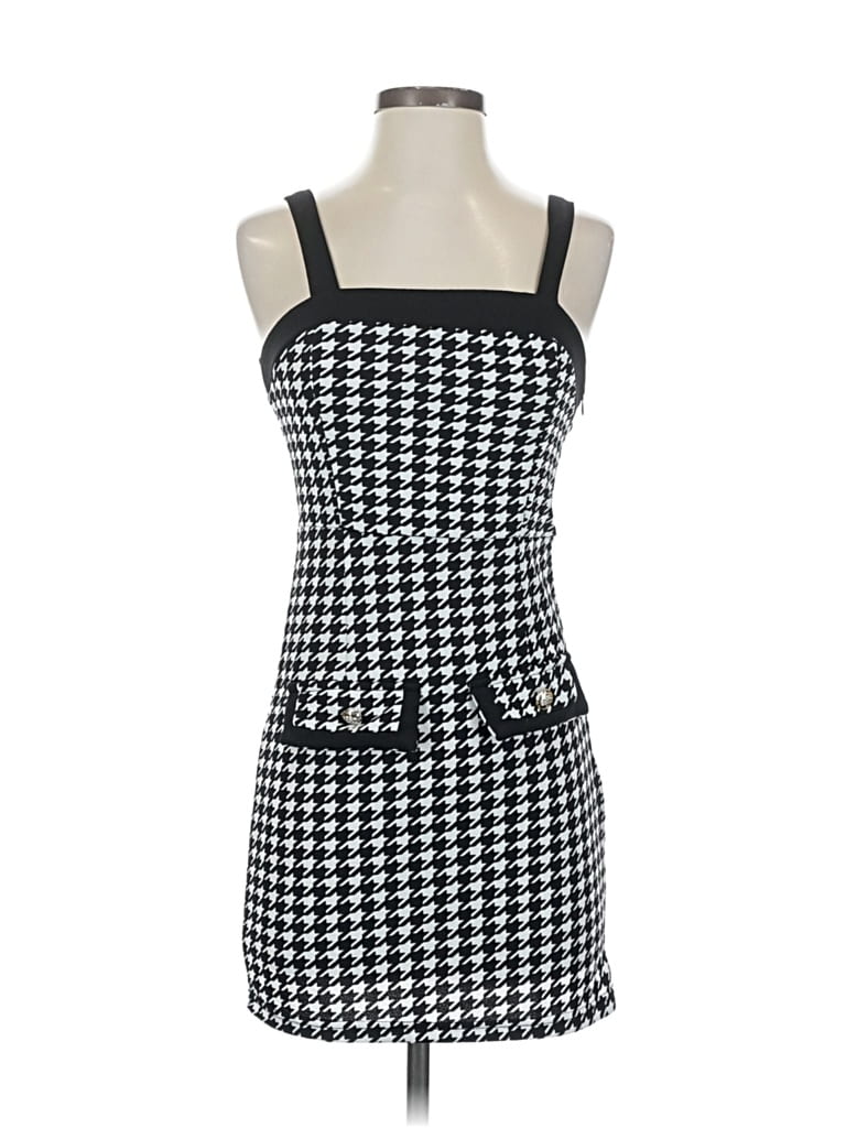 Pre-owned Shein Casual Dress In Black