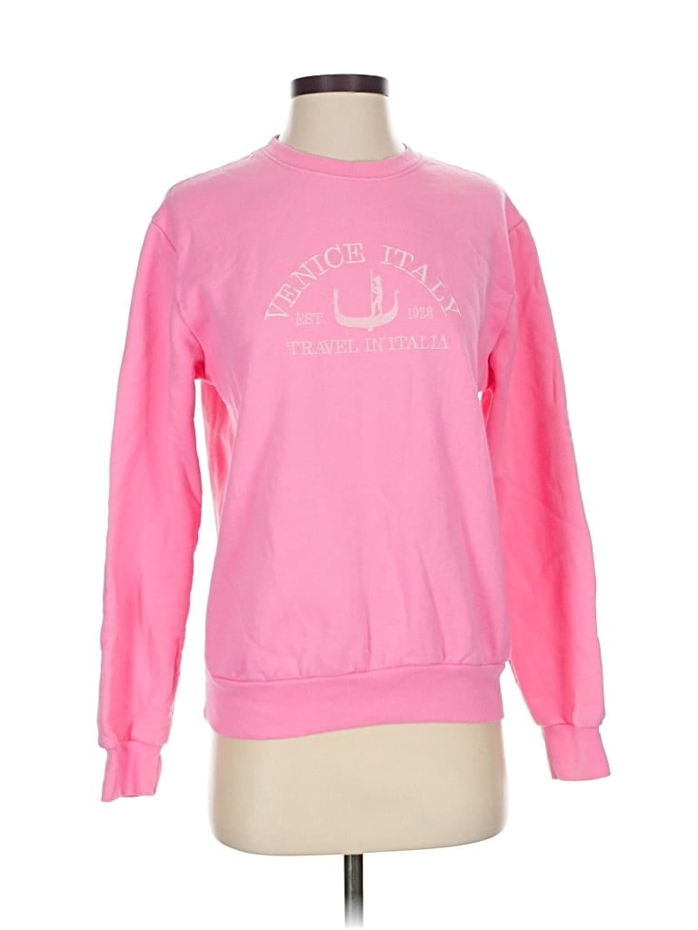Pre-owned Assorted Brands Sweatshirt In Pink
