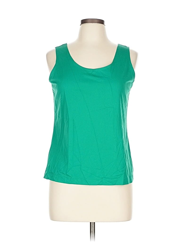 Pre-owned Chico's Sleeveless T-shirt In Green