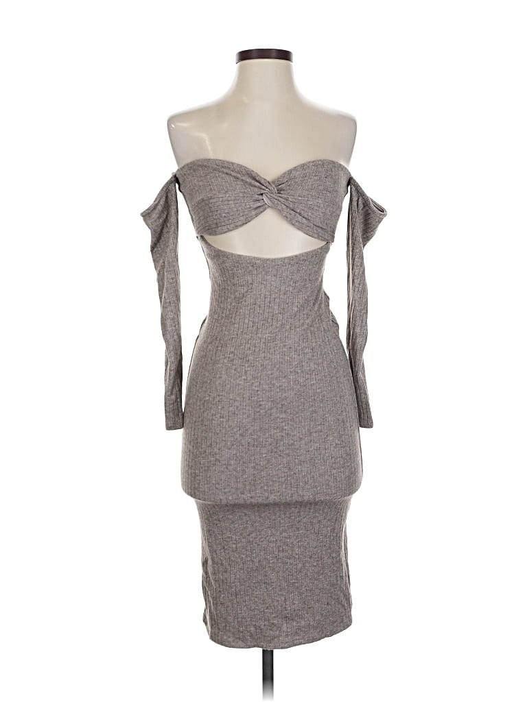 Click to view more detailed imagery on our partner's website Pre-owned Lovers & Friends Cocktail Dress In Gray