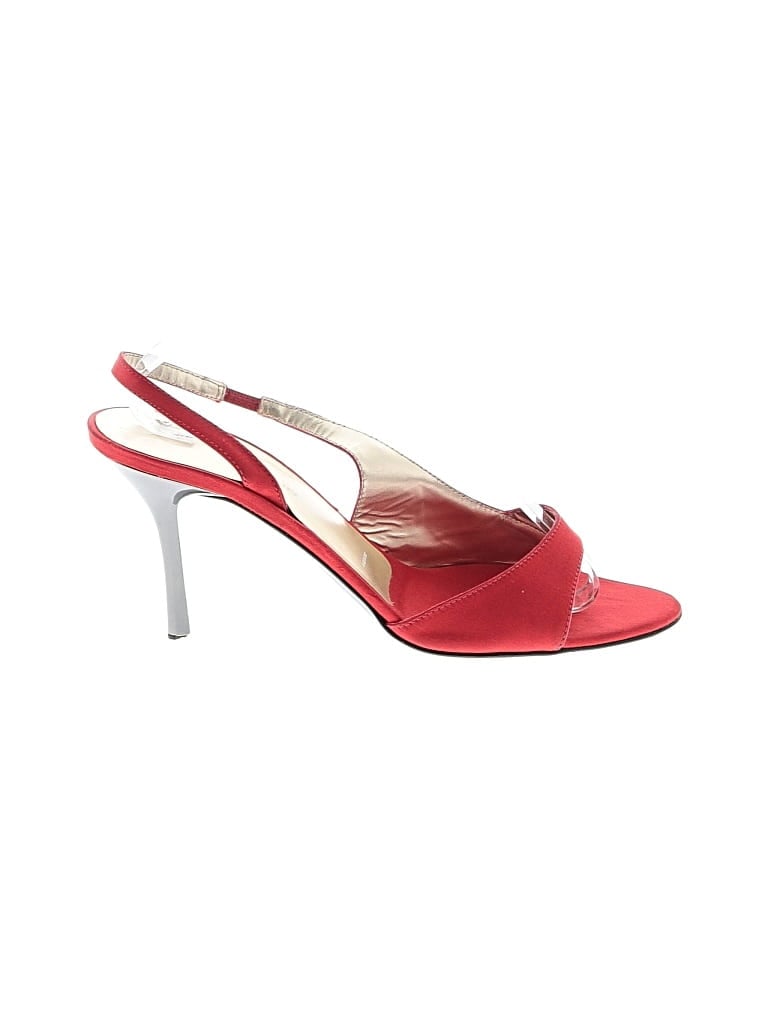 Pre-owned St John Heels In Red