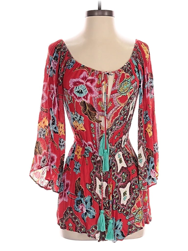 Pre-owned Asos Design Romper In Red