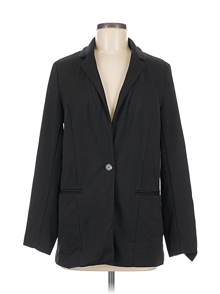 Pre-owned Nine West Blazer Jacket In Black