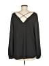 14th & Union 100% Polyester Gray Long Sleeve Blouse Size M - photo 2