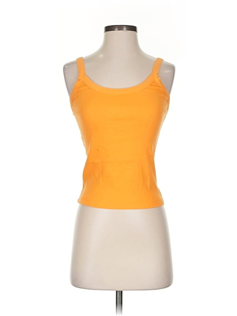 Pre-owned Wild Fable Tank Top Orange Strapless Neckline Tops