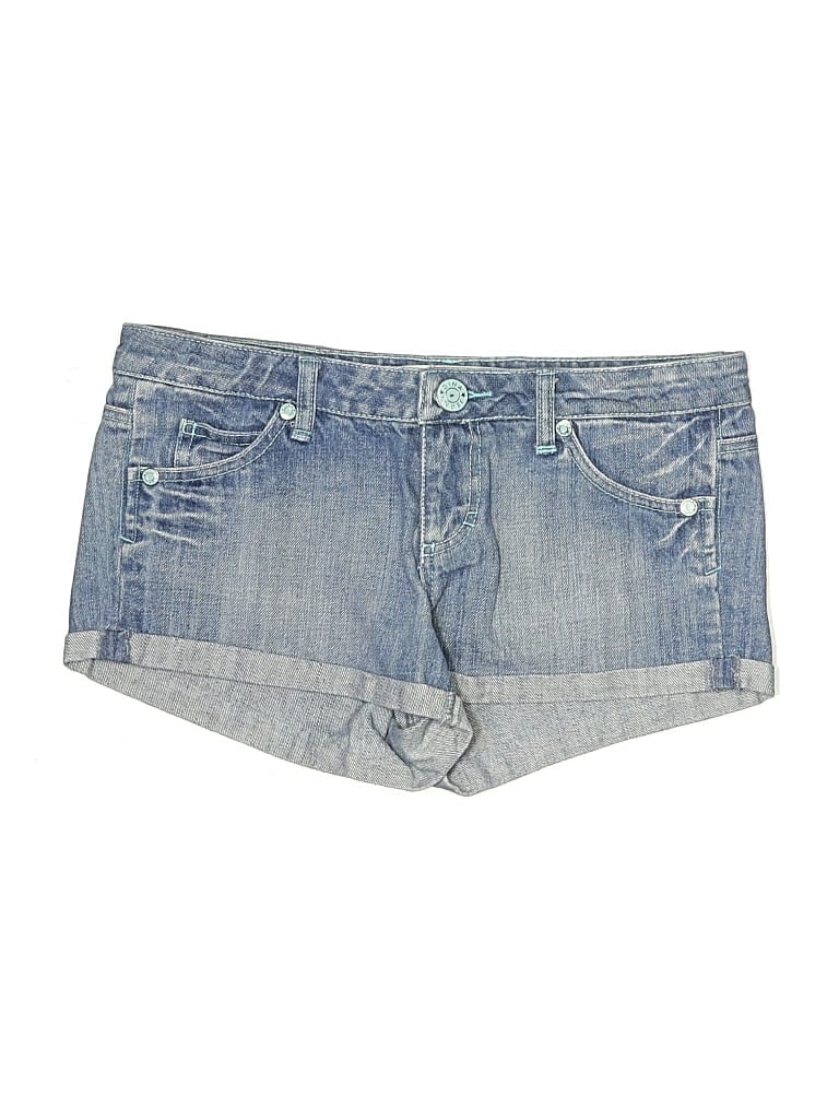 Click to view more detailed imagery on our partner's website Pre-owned Gina Denim Shorts In Blue