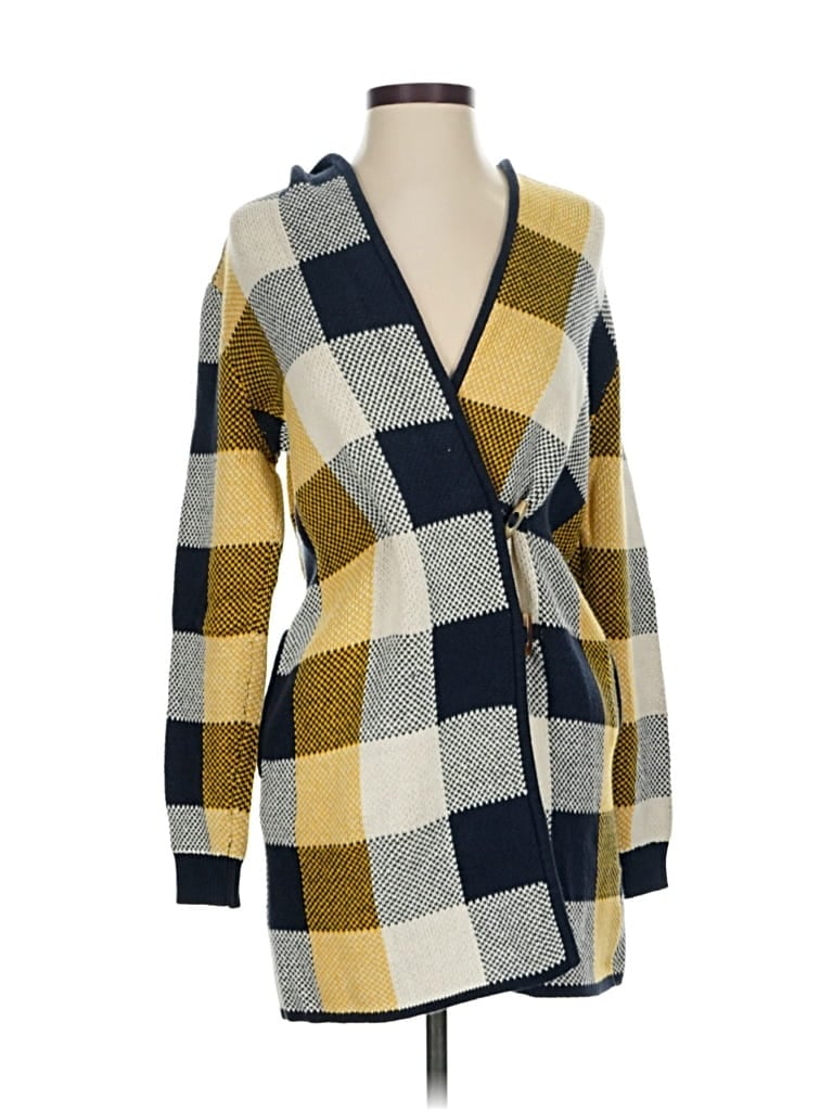 Pre-owned Cabi Cardigan Sweater In Yellow