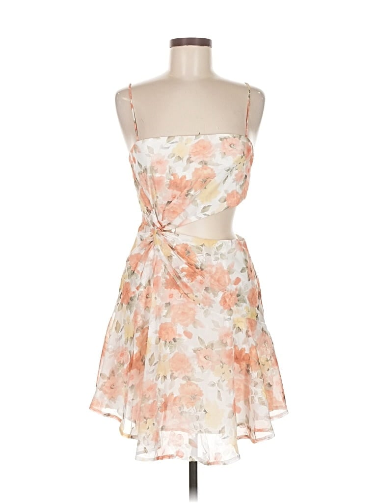 Pre-owned Assorted Brands Cocktail Dress In Orange