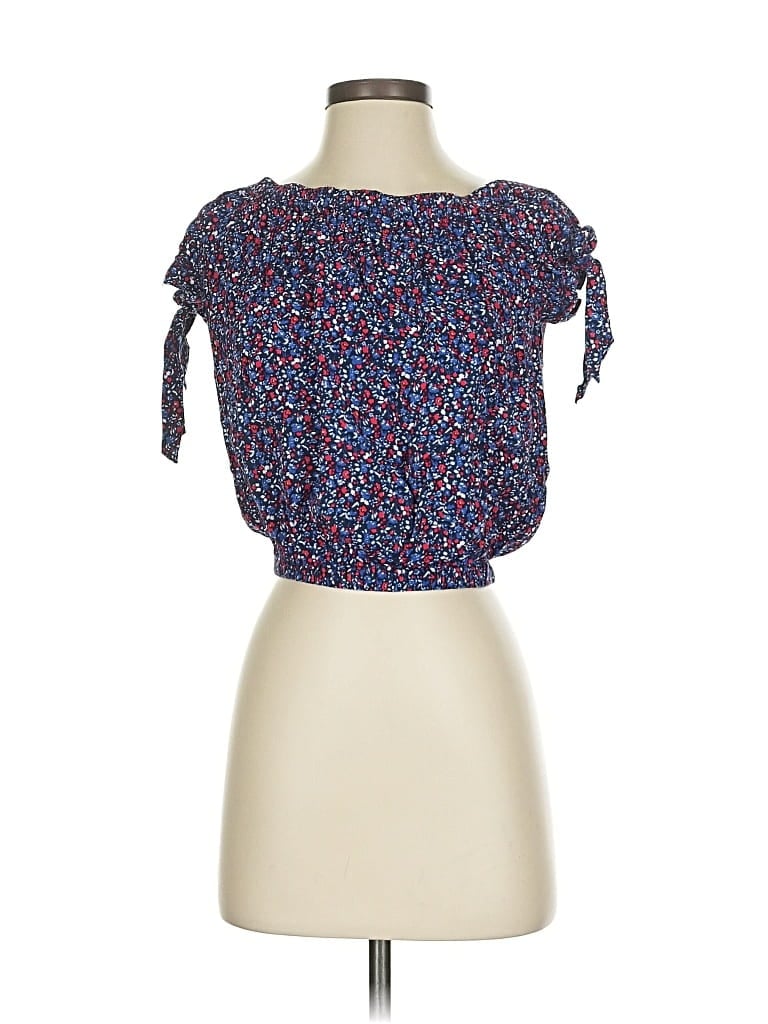 Pre-owned Gap Sleeveless Blouse In Blue