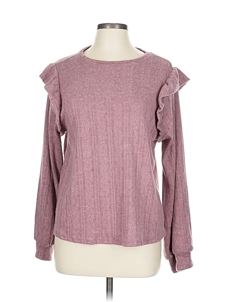 Pre-owned Pixi + Ivy Pullover Sweater In Pink
