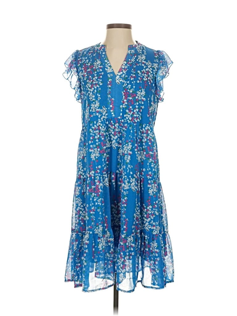 Pre-owned Assorted Brands Casual Dress In Blue