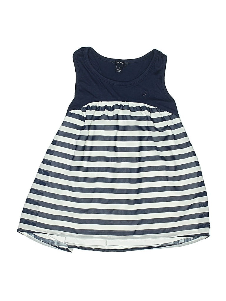 Pre-owned Nautica Kids' Dress In Blue