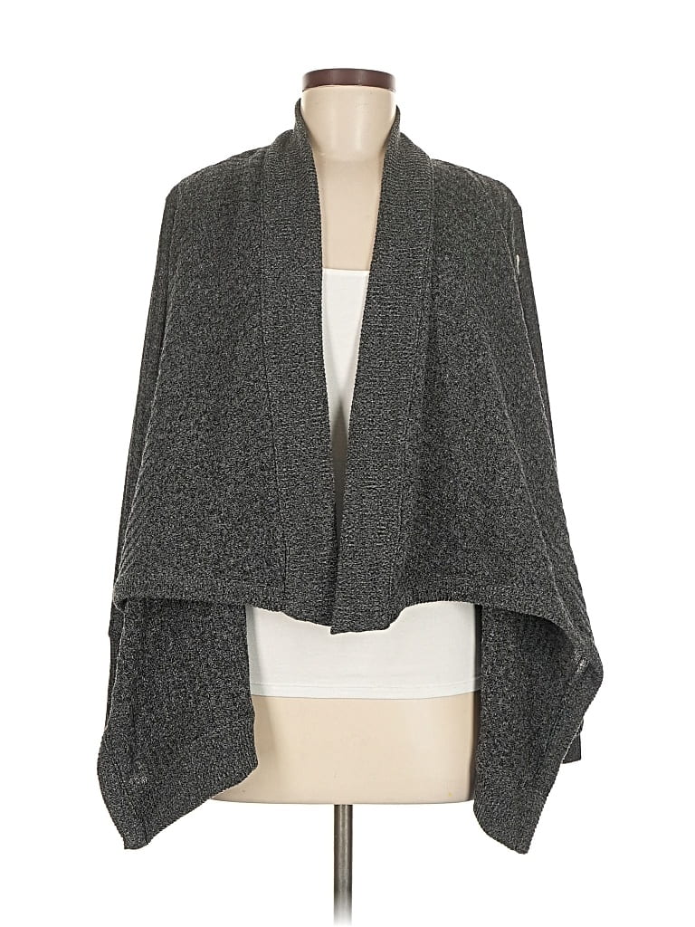 Pre-owned Athleta Cardigan Sweater In Gray